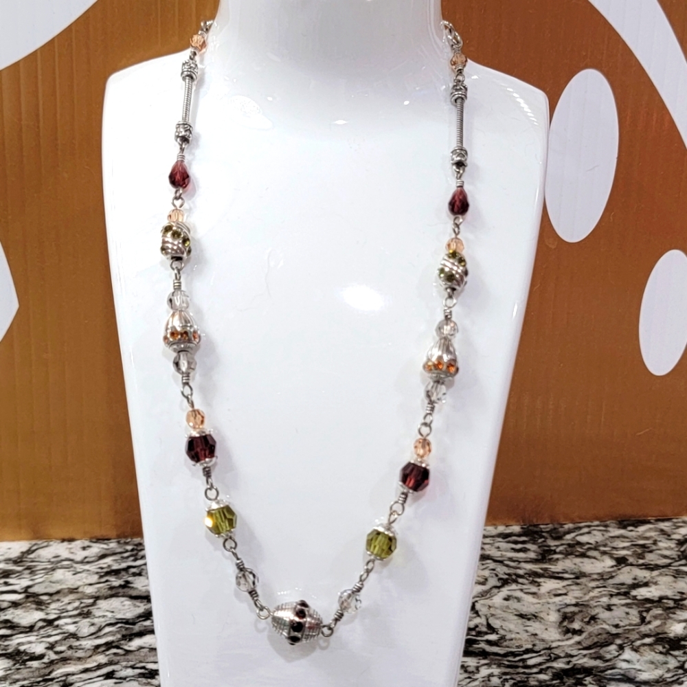 BRIGHTON RETIRED JEWEL FANTASY NECKLACE NWT AND TIN